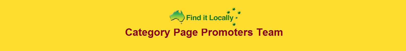 Find It Locally Marketing Category Pages Team